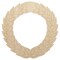 Wreath Laurel Branch Circle Frame Unfinished Wood Shape Piece Cutout for DIY Craft Projects